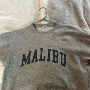 Brandy Melville Gray Malibu Sweatshirt